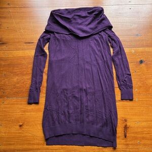 Express cowl neck sweater dress